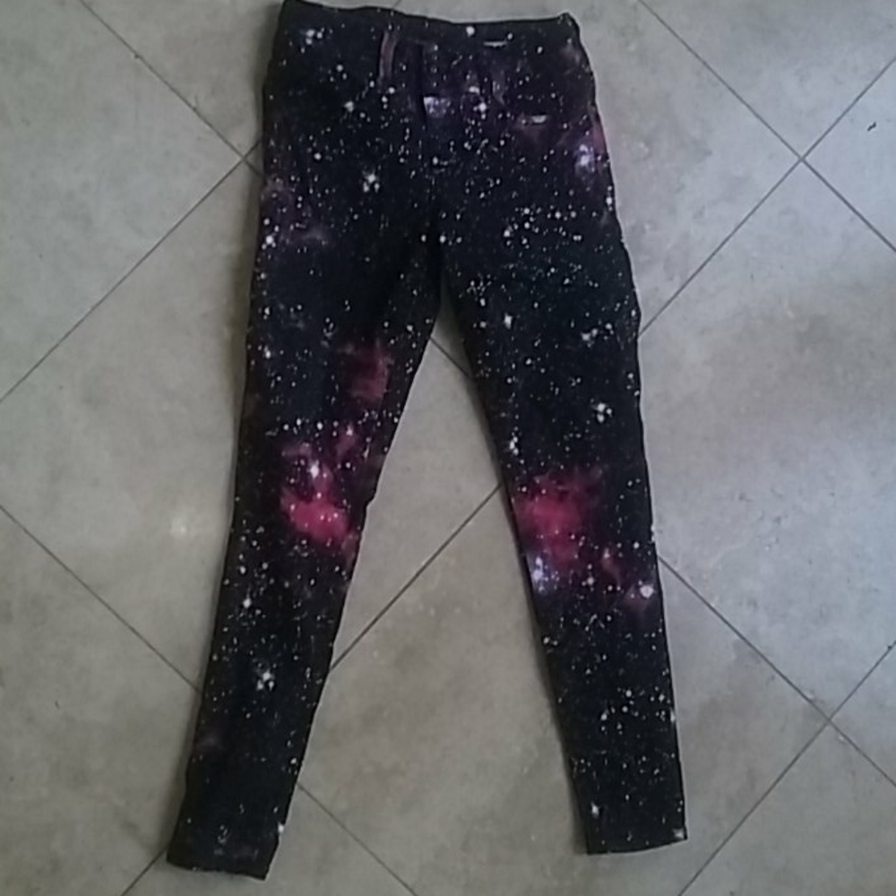 Galaxy Denim Skinny Jeans (Hot Topic)